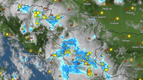 POGLEDAJTE KAKO ĆE SE KRETATI OLUJA U NAREDNIM SATIMA: Stižu pljuskovi i grad - Na najjačem udaru ovaj deo Srbije (FOTO) POGLEDAJTE KAKO ĆE SE KRETATI OLUJA U NAREDNIM SATIMA: Stižu pljuskovi i grad - Na najjačem udaru ovaj deo Srbije (FOTO)