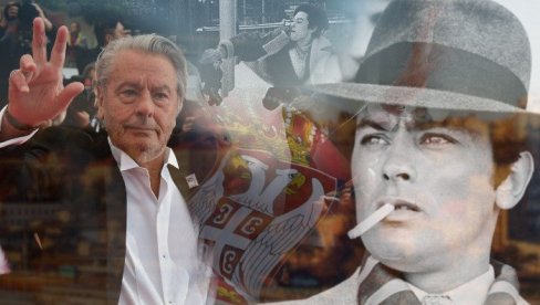 ALEN DELON SE GRUDVA U BEOGRADU: Fotografija glumca iz naše prestonice koja je obišla ceo svet ALEN DELON SE GRUDVA U BEOGRADU: Fotografija glumca iz naše prestonice koja je obišla ceo svet