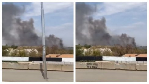16 VATROGASACA GASILO PLAMEN: Požar na Karaburmi - Crni dim se nadvio nad naseljem (VIDEO) 16 VATROGASACA GASILO PLAMEN: Požar na Karaburmi - Crni dim se nadvio nad naseljem (VIDEO)
