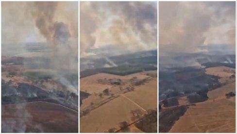 STRAVIČNI SNIMCI OGROMNOG POŽARA: Ugroženo na desetine gradova, formiran komitet za vanredne situacije (VIDEO) STRAVIČNI SNIMCI OGROMNOG POŽARA: Ugroženo na desetine gradova, formiran komitet za vanredne situacije (VIDEO)