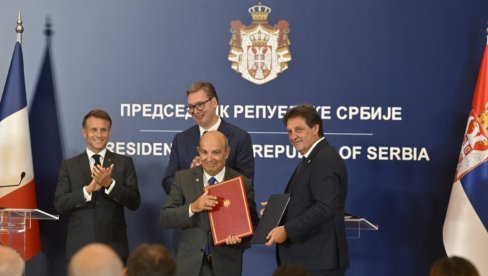 POTPISANI UGOVORI ZA RAFALE Vučić: Ukupna vrednost 2,7 milijardi, 12 potpuno novih aviona POTPISANI UGOVORI ZA RAFALE Vučić: Ukupna vrednost 2,7 milijardi, 12 potpuno novih aviona