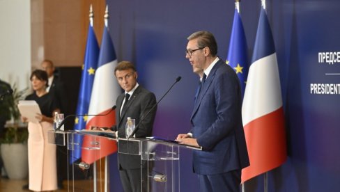 VELIKE REČI MAKRONA O VUČIĆU I SRBIJI: Cenim tvoju doslednost - U važnim trenucima naši narodi su uvek bili jedni pored drugih VELIKE REČI MAKRONA O VUČIĆU I SRBIJI: Cenim tvoju doslednost - U važnim trenucima naši narodi su uvek bili jedni pored drugih