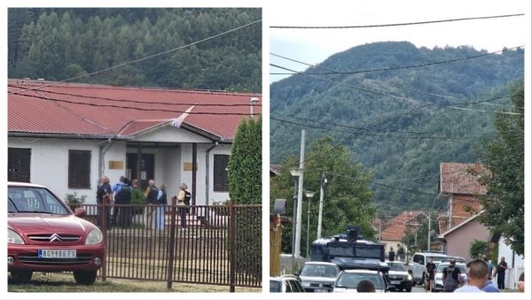 ПРВЕ СЛИКЕ ДРАМЕ НА СЕВЕРУ КОСОВА: У ове установе су упали до зуба наоружани Куртијеви специјалци (ФОТО) ПРВЕ СЛИКЕ ДРАМЕ НА СЕВЕРУ КОСОВА: У ове установе су упали до зуба наоружани Куртијеви специјалци (ФОТО)