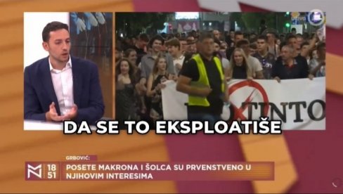 PALA JOŠ JEDNA MASKA LAŽNIH BORACA ZA PRIRODU Grbović: Ne borimo se mi protiv eksploatacije litijuma-cilj rušenje Vučića PALA JOŠ JEDNA MASKA LAŽNIH BORACA ZA PRIRODU Grbović: Ne borimo se mi protiv eksploatacije litijuma-cilj rušenje Vučića