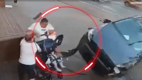 (VIDEO) OTAC HEROJ: Spasao osmomesečnog sina sigurne smrti, vozač kažnjen sa 15.000 dinara - sto iz pekare im bio štit (VIDEO) OTAC HEROJ: Spasao osmomesečnog sina sigurne smrti, vozač kažnjen sa 15.000 dinara - sto iz pekare im bio štit