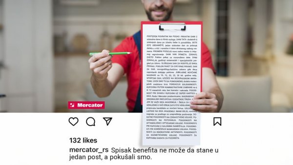 НОВА РАДНА МЕСТА И ДУГАЧАК СПИСАК БЕНЕФИТА: Све о условима које нуди компанија Mercator-S НОВА РАДНА МЕСТА И ДУГАЧАК СПИСАК БЕНЕФИТА: Све о условима које нуди компанија Mercator-S