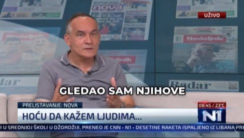 SRAMNO! OPOZICIONI N1 IZVREĐAO SRPSKE VOJNIKE: Imaju fizionomije kao iz cirkusa, Vučić je čudan, umoran sam od njegovog rejtinga! (VIDEO) SRAMNO! OPOZICIONI N1 IZVREĐAO SRPSKE VOJNIKE: Imaju fizionomije kao iz cirkusa, Vučić je čudan, umoran sam od njegovog rejtinga! (VIDEO)