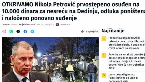 KOJA JE TO SPREGA IZMEĐU OPOZICIJE I SUDA? Odluka o ukidanju presude Nikoli Petroviću prvo stigla kod opozicije KOJA JE TO SPREGA IZMEĐU OPOZICIJE I SUDA? Odluka o ukidanju presude Nikoli Petroviću prvo stigla kod opozicije