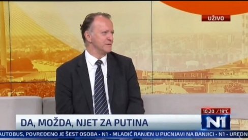 PONOŠEVAC ZAKUKAO NA N1: Vučić jedini u Evropi nije antiruski, bizarno je što smo saveznici sa Rusijom (VIDEO) PONOŠEVAC ZAKUKAO NA N1: Vučić jedini u Evropi nije antiruski, bizarno je što smo saveznici sa Rusijom (VIDEO)
