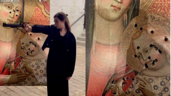 СТРЕЉАЛА И ХРИСТА И БОГОРОДИЦУ: Објава Саније Амети узбуркала јавност не само у Швајцарској СТРЕЉАЛА И ХРИСТА И БОГОРОДИЦУ: Објава Саније Амети узбуркала јавност не само у Швајцарској