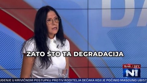 SKANDAL NA N1! Đilasovka izvređala narod: Većina Srba su neandertalci! (VIDEO) SKANDAL NA N1! Đilasovka izvređala narod: Većina Srba su neandertalci! (VIDEO)