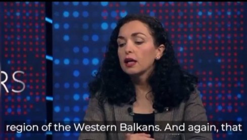 SMETAJU JOJ NEZAVISNA SRBIJA I VUČIĆ: Vjosa Osmani obilazi televizije po Evropi i vodi kampanju protiv Vučića (VIDEO) SMETAJU JOJ NEZAVISNA SRBIJA I VUČIĆ: Vjosa Osmani obilazi televizije po Evropi i vodi kampanju protiv Vučića (VIDEO)