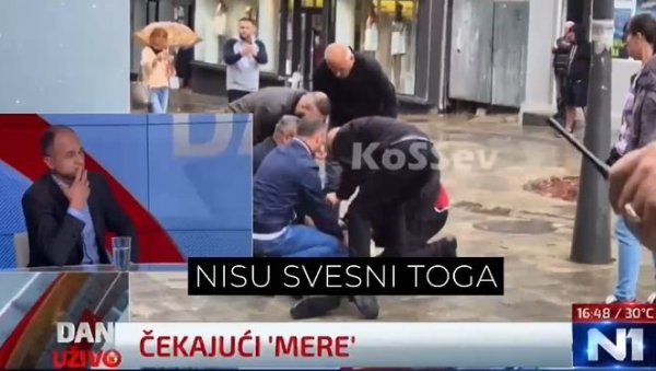 СКАНДАЛ НА Н1! Лидер опозиције: Српска деца су напала Куртијеве полицајце, мора да им буде јасно да Косово није Србија! (ВИДЕО) СКАНДАЛ НА Н1! Лидер опозиције: Српска деца су напала Куртијеве полицајце, мора да им буде јасно да Косово није Србија! (ВИДЕО)