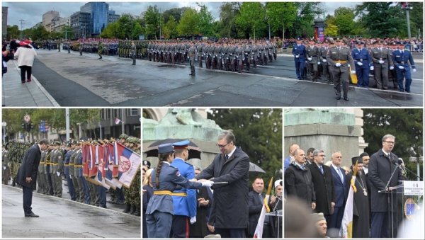 ВУЧИЋ НА ПРОМОЦИЈИ НАЈМЛАЂИХ ОФИЦИРА: Председник им послао снажну поруку - Ви сте наша снага и бедем (ФОТО/ВИДЕО) ВУЧИЋ НА ПРОМОЦИЈИ НАЈМЛАЂИХ ОФИЦИРА: Председник им послао снажну поруку - Ви сте наша снага и бедем (ФОТО/ВИДЕО)