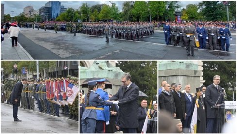 VUČIĆ NA PROMOCIJI NAJMLAĐIH OFICIRA: Predsednik im poslao snažnu poruku - Vi ste naša snaga i bedem (FOTO/VIDEO) VUČIĆ NA PROMOCIJI NAJMLAĐIH OFICIRA: Predsednik im poslao snažnu poruku - Vi ste naša snaga i bedem (FOTO/VIDEO)