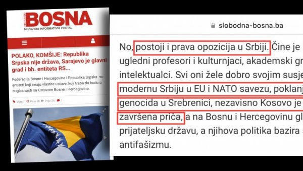 ИСЛАМИСТИ ПОДРЖАЛИ ОПОЗИЦИЈУ: Ђилас, Мариника и екипа су храбри људи који признају независно Косово и геноцид у Сребреници ИСЛАМИСТИ ПОДРЖАЛИ ОПОЗИЦИЈУ: Ђилас, Мариника и екипа су храбри људи који признају независно Косово и геноцид у Сребреници