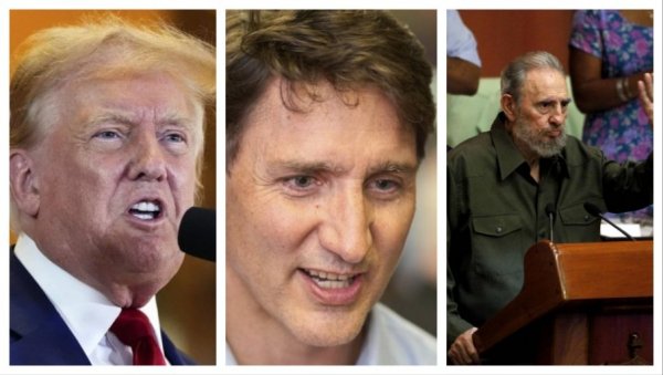 ТРАМП ТВРДИ ДА ЈЕ ЏАСТИН ТРУДО СИН ФИДЕЛА КАСТРА: Бивши председник САД изнео шок детаље, канадски политичари оштро реаговали ТРАМП ТВРДИ ДА ЈЕ ЏАСТИН ТРУДО СИН ФИДЕЛА КАСТРА: Бивши председник САД изнео шок детаље, канадски политичари оштро реаговали
