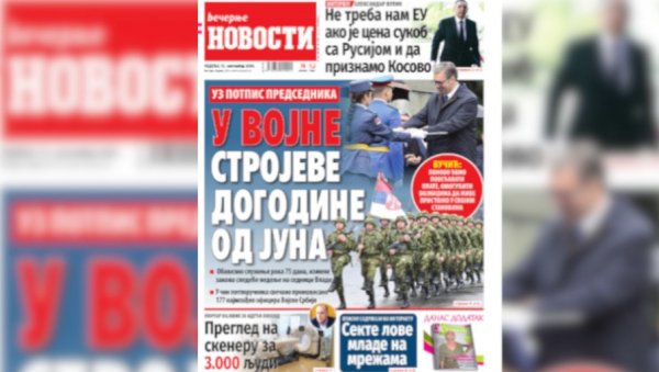 НЕДЕЉНЕ “ВЕЧЕРЊЕ НОВОСТИ” ДОНОСЕ: Можемо ли као народ да изађемо из својих “ровова”; Шта доноси враћање граница на Рајни НЕДЕЉНЕ “ВЕЧЕРЊЕ НОВОСТИ” ДОНОСЕ: Можемо ли као народ да изађемо из својих “ровова”; Шта доноси враћање граница на Рајни