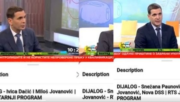 МИЛОШ ЈОВАНОВИЋ СЕ ЖАЛИ НА ЗАБРАНУ У МЕДИЈИМА А НЕ ИЗБИВА СА РТС-а (ВИДЕО) МИЛОШ ЈОВАНОВИЋ СЕ ЖАЛИ НА ЗАБРАНУ У МЕДИЈИМА А НЕ ИЗБИВА СА РТС-а (ВИДЕО)