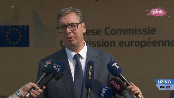 ПРВИ НОВАЦ СТИЖЕ ВЕЋ КРАЈЕМ ОКТОБРА Вучић из Брисела: За Србију опредељено око милијарду и 580 милиона (ВИДЕО) ПРВИ НОВАЦ СТИЖЕ ВЕЋ КРАЈЕМ ОКТОБРА Вучић из Брисела: За Србију опредељено око милијарду и 580 милиона (ВИДЕО)
