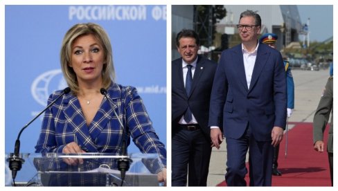 RUSIJA PODRŽAVA VUČIĆEVU INICIJATIVU ZA KIM: Zaharova poslala jasnu poruku RUSIJA PODRŽAVA VUČIĆEVU INICIJATIVU ZA KIM: Zaharova poslala jasnu poruku