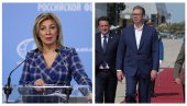 РУСИЈА ПОДРЖАВА ВУЧИЋЕВУ ИНИЦИЈАТИВУ ЗА КИМ: Захарова послала јасну поруку РУСИЈА ПОДРЖАВА ВУЧИЋЕВУ ИНИЦИЈАТИВУ ЗА КИМ: Захарова послала јасну поруку