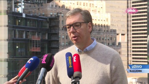 VUČIĆ SE OBRATIO IZ NJUJORKA: Najvažniji deo moga govora u UN biće KiM (VIDEO) VUČIĆ SE OBRATIO IZ NJUJORKA: Najvažniji deo moga govora u UN biće KiM (VIDEO)