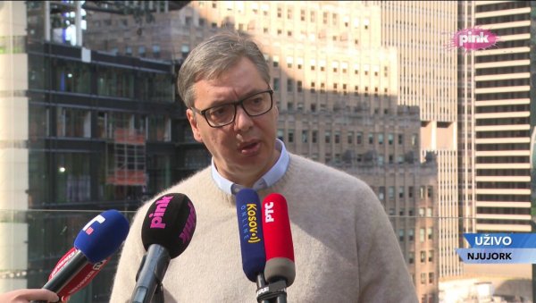 ИМАЋЕМО МНОГО СУСРЕТА Вучић: Говорићу у УН у уторак о нарушавању међународног права и КиМ ИМАЋЕМО МНОГО СУСРЕТА Вучић: Говорићу у УН у уторак о нарушавању међународног права и КиМ