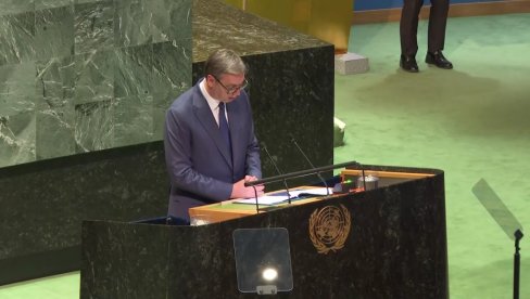 VUČIĆ POSLAO SNAŽNU PORUKU IZ NJUJORKA: Nastavljam da se trudim i borim, Srbija nije samo moj posao, već moj život (VIDEO) VUČIĆ POSLAO SNAŽNU PORUKU IZ NJUJORKA: Nastavljam da se trudim i borim, Srbija nije samo moj posao, već moj život (VIDEO)