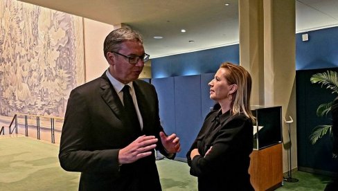 VUČIĆ SA DANSKOM PREMIJERKOM NA MARGINAMA GS UN: Otvoren i sadržajan razgovor o evropskom putu Srbije VUČIĆ SA DANSKOM PREMIJERKOM NA MARGINAMA GS UN: Otvoren i sadržajan razgovor o evropskom putu Srbije