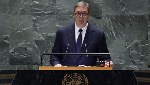 VUČIĆ ZAGRMEO IZ UN: Pitam se - a što ne poštuju Povelju UN i Rezoluciju 1244 kada je reč o teritorijalnom integritetu Srbije? VUČIĆ ZAGRMEO IZ UN: Pitam se - a što ne poštuju Povelju UN i Rezoluciju 1244 kada je reč o teritorijalnom integritetu Srbije?