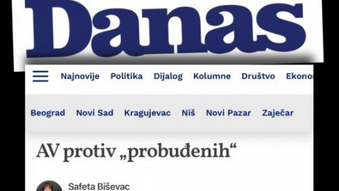 OPOZICIONI DANAS NAPAO VUČIĆA ZBOG GOVORA U UN: Zašto je tradicija super, a “woke” ne valja? (FOTO) OPOZICIONI DANAS NAPAO VUČIĆA ZBOG GOVORA U UN: Zašto je tradicija super, a “woke” ne valja? (FOTO)