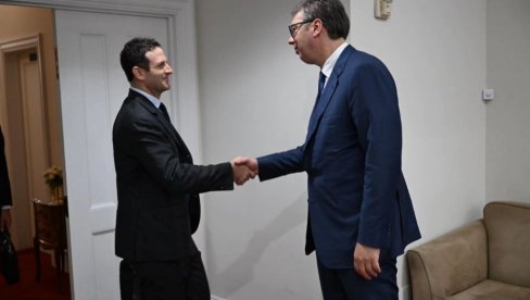 VUČIĆ RAZGOVARAO SA DŽAREDOM KOENOM: Sa ponosom sam predstavio uvaženom sagovorniku sve potencijale Srbije u oblasti nauke i tehnologije VUČIĆ RAZGOVARAO SA DŽAREDOM KOENOM: Sa ponosom sam predstavio uvaženom sagovorniku sve potencijale Srbije u oblasti nauke i tehnologije