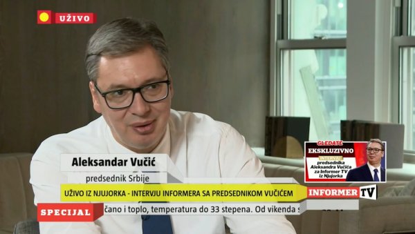 ВУЧИЋ ИЗ ЊУЈОРКА: У свему се виде троструко бољи резултати него раније ВУЧИЋ ИЗ ЊУЈОРКА: У свему се виде троструко бољи резултати него раније