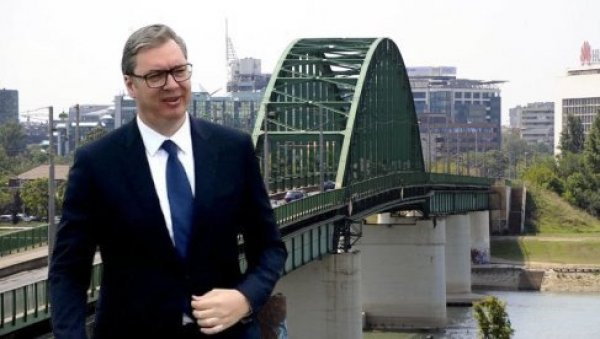 ВУЧИЋ О САВСКОМ МОСТУ: Сачуваћемо га, али ћемо га пребацити два километра даље, направићемо други мост ту ВУЧИЋ О САВСКОМ МОСТУ: Сачуваћемо га, али ћемо га пребацити два километра даље, направићемо други мост ту