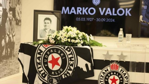 PARTIZAN SE OPROSTIO OD LEGENDE: Održana komemoracija povodom smrti Marka Valoka PARTIZAN SE OPROSTIO OD LEGENDE: Održana komemoracija povodom smrti Marka Valoka