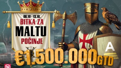 Волите путовања и покер? AdmiralBet најбољег играча води на Battle of Malta! Волите путовања и покер? AdmiralBet најбољег играча води на Battle of Malta!
