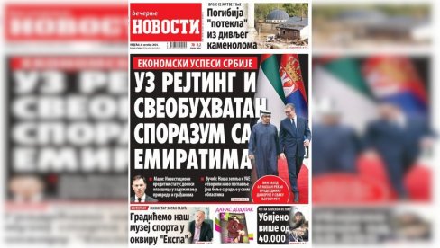 NEDELJNE “VEČERNJE NOVOSTI” DONOSE: Kako je Mića iz Donje Konjuše postao pukovnik u Indoneziji; Kriju cenzuru iza maske političke korektnosti NEDELJNE “VEČERNJE NOVOSTI” DONOSE: Kako je Mića iz Donje Konjuše postao pukovnik u Indoneziji; Kriju cenzuru iza maske političke korektnosti