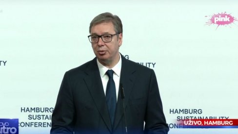VUČIĆ NA PANELU U HAMBURGU: Srbija će uvek biti pouzdan partner (VIDEO) VUČIĆ NA PANELU U HAMBURGU: Srbija će uvek biti pouzdan partner (VIDEO)