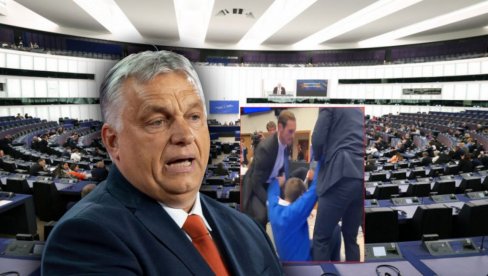 NASRNUO NA ORBANA: Haos u Evropskom parlamentu (VIDEO) NASRNUO NA ORBANA: Haos u Evropskom parlamentu (VIDEO)