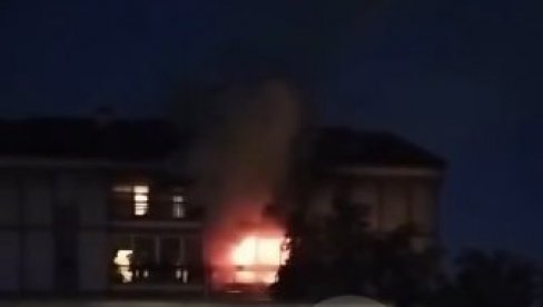 STAN NA ZVEZDARI U PLAMENU, IMA POGINULIH: Ukoliko je neko u zgradi neka se hitno evakuiše  (VIDEO)
