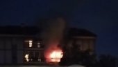 STAN NA ZVEZDARI U PLAMENU, IMA POGINULIH: Ukoliko je neko u zgradi neka se hitno evakuiše  (VIDEO)