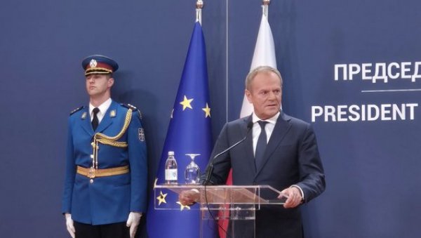 ТУСК СЕ ОБРАТИО НА СРПСКОМ: Пољска подржава европски пут Србије, без Србије ЕУ није комплетна ТУСК СЕ ОБРАТИО НА СРПСКОМ: Пољска подржава европски пут Србије, без Србије ЕУ није комплетна