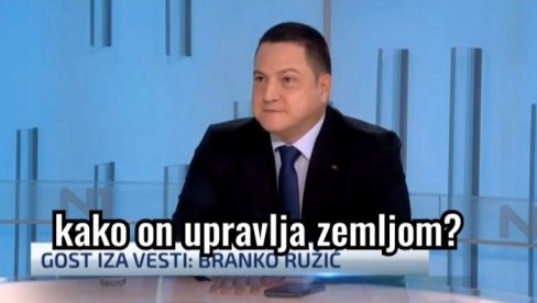 RUŽIĆ NA N1 KAO VOĐA OPOZCIJE: Nezadovoljan Vučićem, brani Đilasa, poručuje da SNS ne bi postojao bez SPS-a! (VIDEO) RUŽIĆ NA N1 KAO VOĐA OPOZCIJE: Nezadovoljan Vučićem, brani Đilasa, poručuje da SNS ne bi postojao bez SPS-a! (VIDEO)
