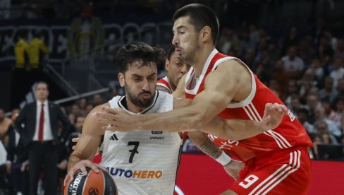 TEŽAK PORAZ ZVEZDE U MADRIDU: Real ubedljivo savladao crveno-bele u Evroligi! TEŽAK PORAZ ZVEZDE U MADRIDU: Real ubedljivo savladao crveno-bele u Evroligi!