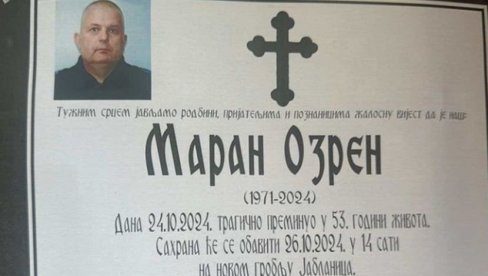 DANAS SAHRANA UBIJENOG POLICAJCA: Bosanska Krupa zavijena u crno posle jezivog zločina DANAS SAHRANA UBIJENOG POLICAJCA: Bosanska Krupa zavijena u crno posle jezivog zločina