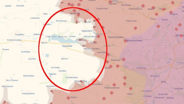 (МАПА) НОВА ОФАНЗИВА У ДОЊЕЦКУ, РУСИ ОПКОЉАВАЈУ КУРАХОВО: Бесне борбе, стеже се обруч око Украјинаца (МАПА) НОВА ОФАНЗИВА У ДОЊЕЦКУ, РУСИ ОПКОЉАВАЈУ КУРАХОВО: Бесне борбе, стеже се обруч око Украјинаца