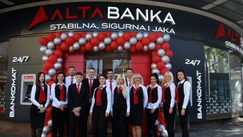 OTVORENA NOVA EKSPOZITURA ALTA BANKE U ZDANJU PALATE IGUMANOV OTVORENA NOVA EKSPOZITURA ALTA BANKE U ZDANJU PALATE IGUMANOV