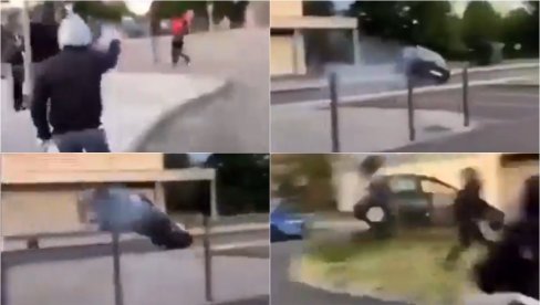 UZNEMIRUJUĆI SNIMAK PUCNJAVE U FRANCUSKOJ: Učestvovalo više stotina ljudi, tinejdžer se bori za život! (VIDEO) UZNEMIRUJUĆI SNIMAK PUCNJAVE U FRANCUSKOJ: Učestvovalo više stotina ljudi, tinejdžer se bori za život! (VIDEO)