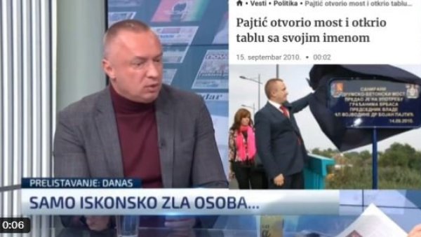 Највеће Пајтићево достигнуће за 16 година власти је отварање табле са својим именом Највеће Пајтићево достигнуће за 16 година власти је отварање табле са својим именом